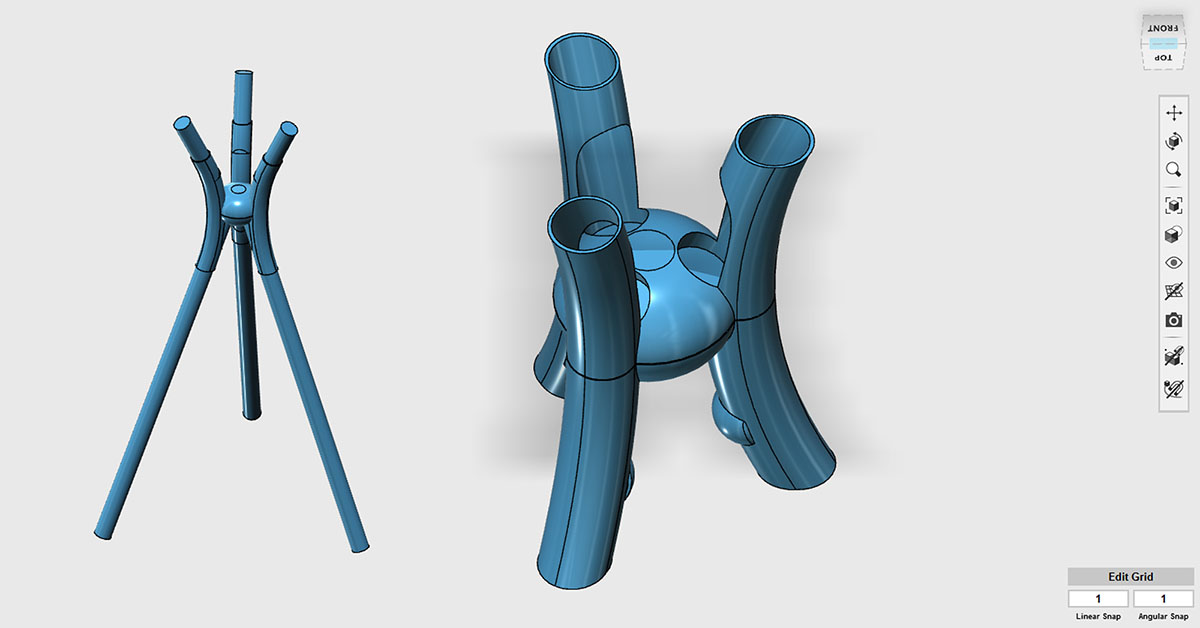 Conception 3D modélisaiton pour pièce cassée