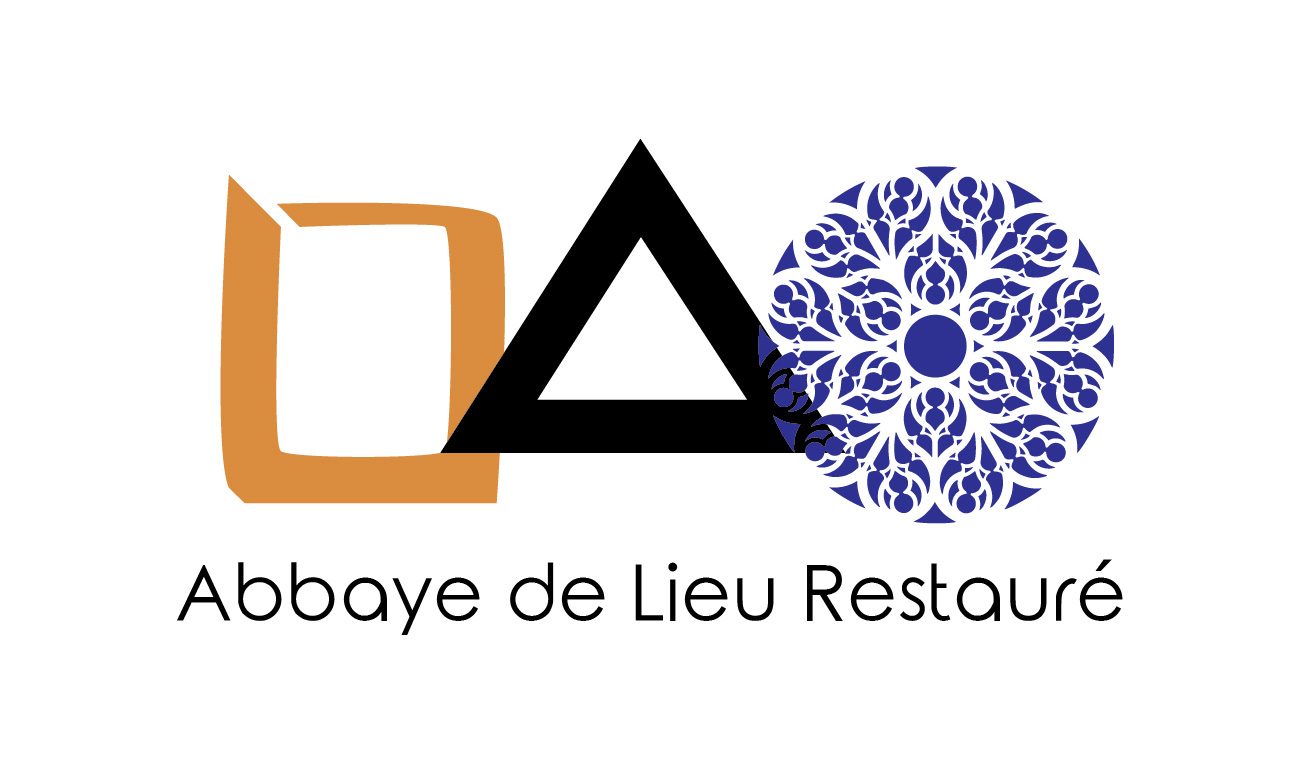 Conception logo Abbaye de lieu Restauré