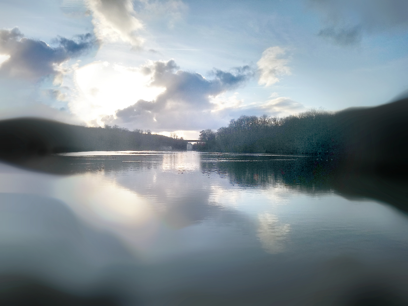 Castle bridge landscape